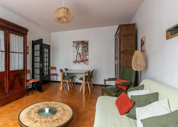 Daire T3 A Plage, 250m De L'ocean, Parking Prive, Pour 6 Pers. - Fr-1-50-111